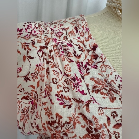 Isabel Maternity by Ingrid & Isabel Red and White Flutter Sleeve Sundress (745) - Picture 8 of 14